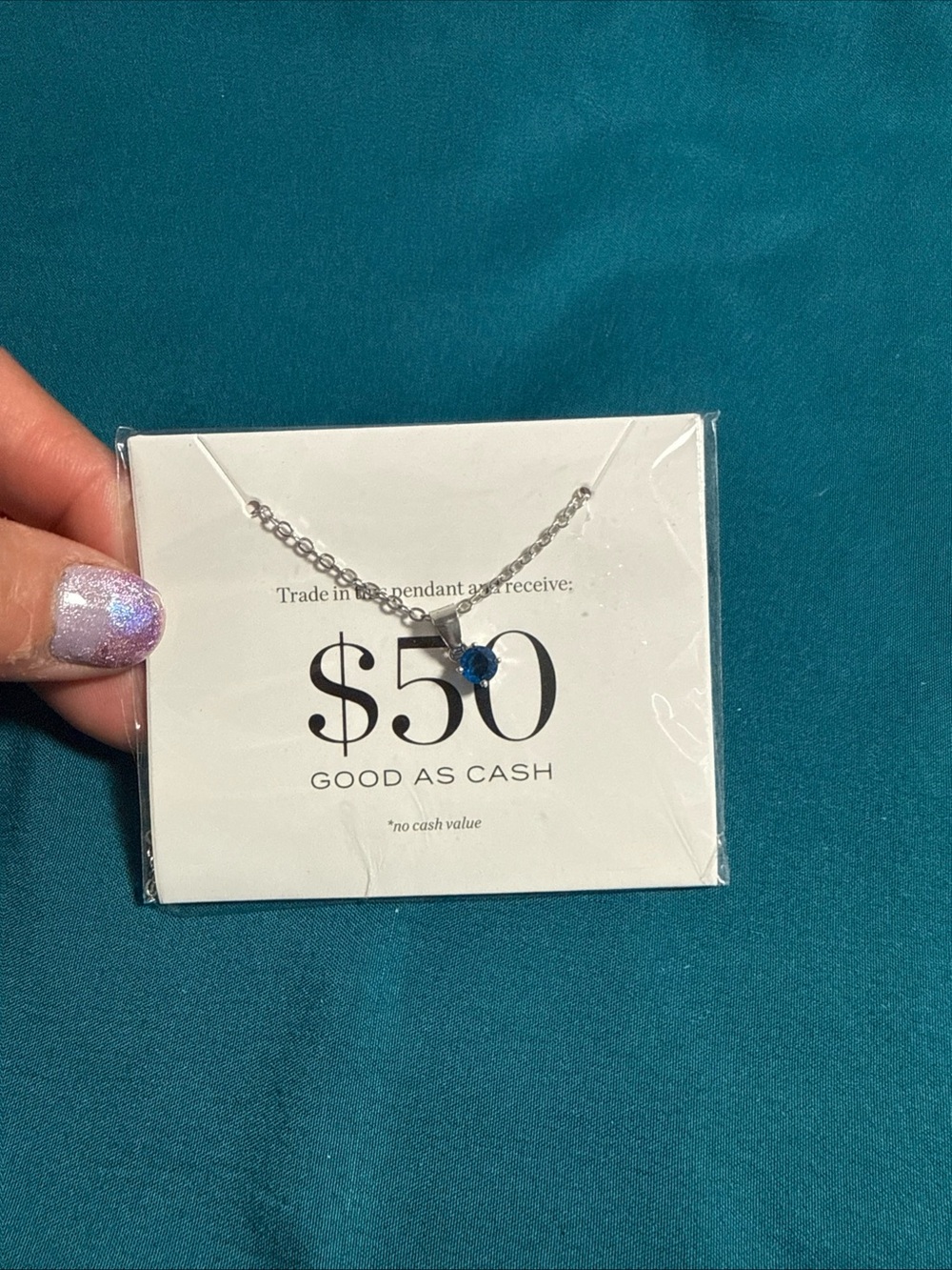 Effy Silver Necklace with Blue Stone Pendant
